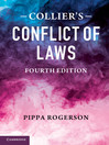 Collier's Conflict of Laws  4 by Pippa Rogerson eBook